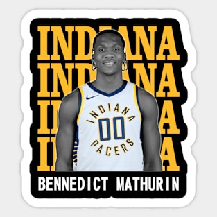 Indiana Pacers Bennedict Mathurin 00 Sticker